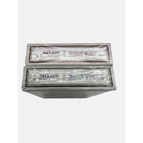 World Famous Arts Parrot World I & II Ace Quality Playing Cards 2 Sealed Decks - Picture 3 of 6